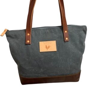 Meanwhile back on the farm large tote bag